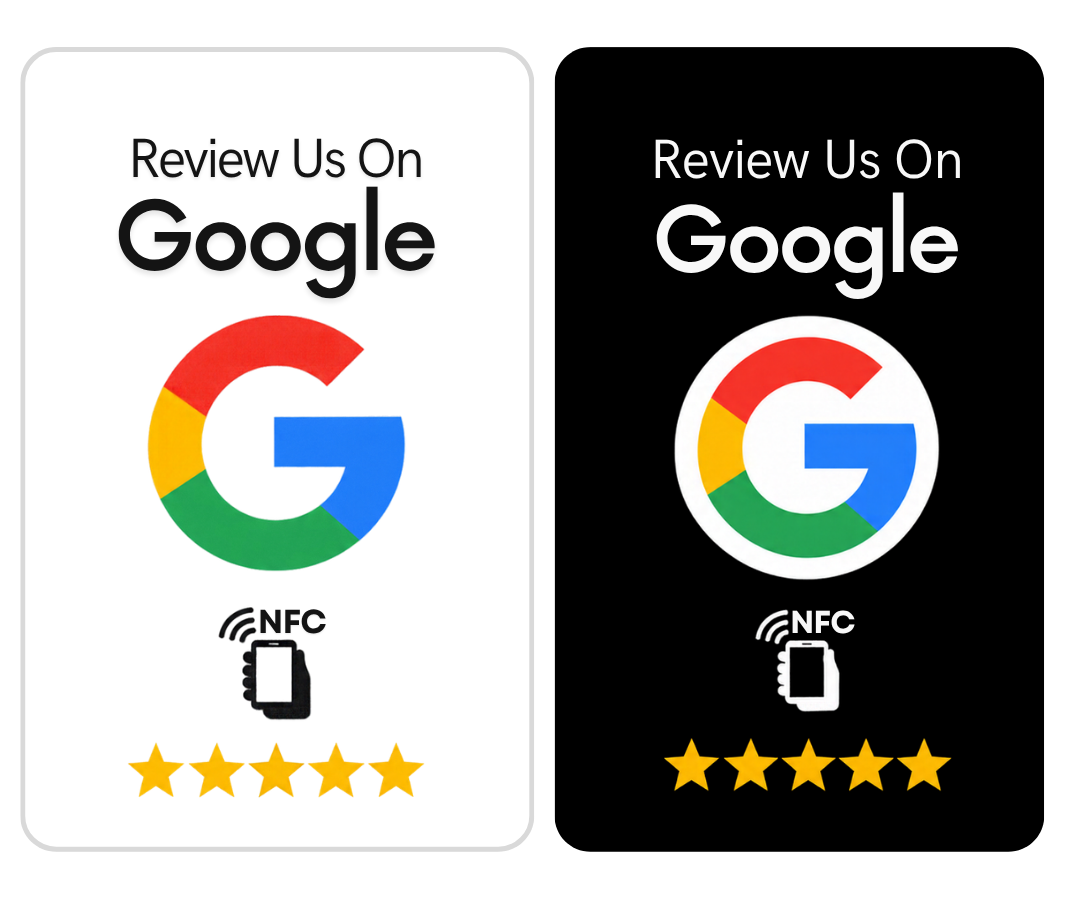 Double-Sided NFC Google Review Card
