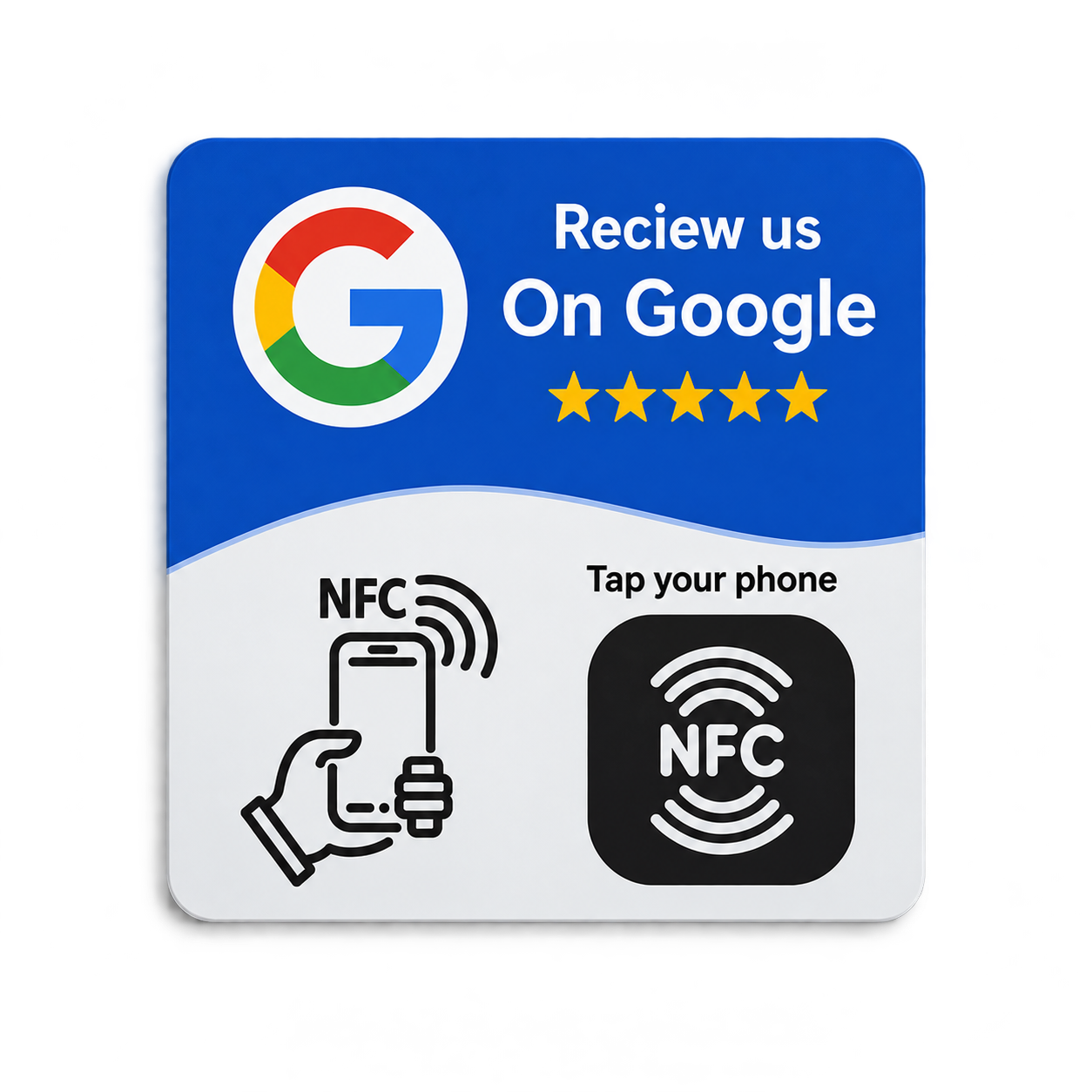 Preconfigured Textured Waterproof NFC Sticker
